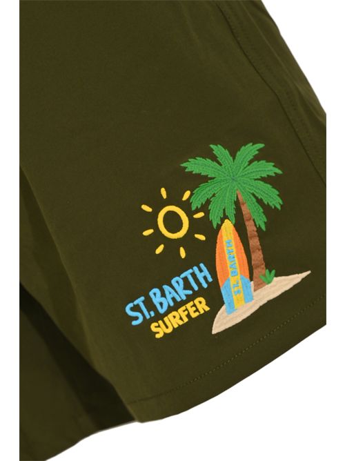 Costume Comfort in tessuto tecnico con ricamo St. Barth Surfer Mc2 Saint Barth | COM000708474L